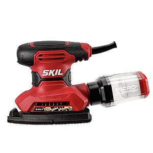 SKIL Corded Multi-Function Detail Sander with Micro-Filter Dust Box 3 Additional Attachments & 12pc Sanding Sheet- SR232301 $35