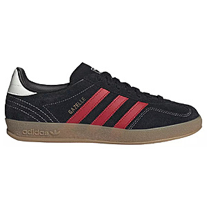 adidas Men's Gazelle Indoor Shoes( Core Black/Better Scarlet/Gum4 )$41.97