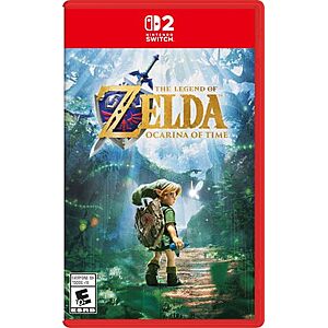 $59.88* | Pre-order: The Legend of Zelda: Ocarina of Time (Nintendo Switch 2) at Amazon