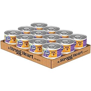 [SnS] $13.29* | 24-Pack 5.5-Oz A Strong Heart Wet Dog Food at Amazon
