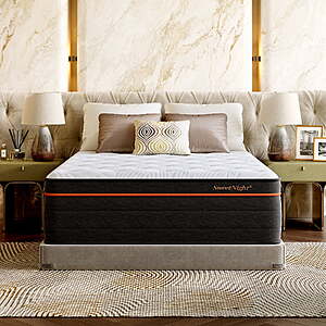 $284: Sweetnight Twilighty 16" Cooling Gel Memory Foam Medium Firm Supportive Hybrid Mattress,Queen Size at Walmart.com