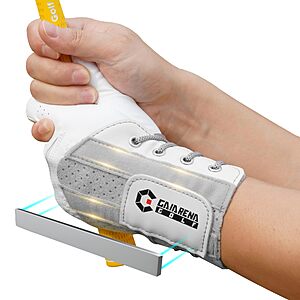 GAIARENA Golf Training Aid Wrist Hinge Trainer Brace, Effective Golf Swing Training Aids $13