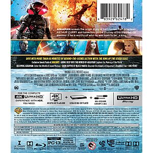 Aquaman (4K Ultra HD) $14.99 Amazon.com