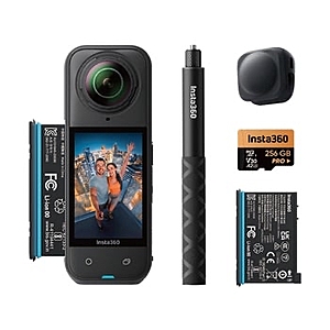 Insta360 X5 - 8K 360° Action Camera Bundle - $399.97