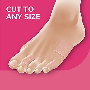 $6.34 or less S&S, clip Q Dr. Scholl's Moleskin Padding Roll, Flexible Cushioning, 24" x 4 5/8" Moleskin for shoes, 1 roll,