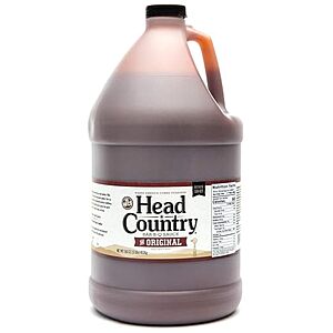 $59.92 | 4-Pack 160-Oz Head Country Bar-B-Q Sauce (Original) at Amazon