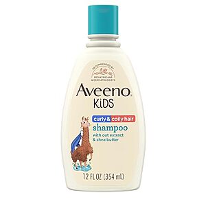 [SnS, AC] $4.34 | 12-Oz Aveeno Baby Curly & Coily Hair Shampoo at Amazon