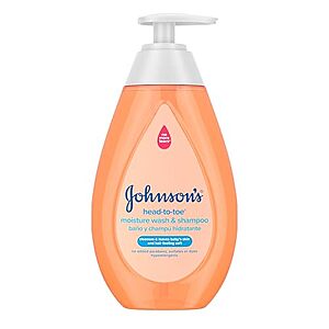 [SnS, AC] $2.55 | 13.6-Oz Johnson's Baby Head-to-Toe Gentle Moisture Wash & Shampoo at Amazon