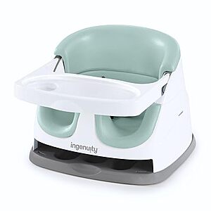 $29.99 | Ingenuity Baby Base 2-in-1 Booster Feeding & Floor Seat, Self-Storing Tray at Amazon