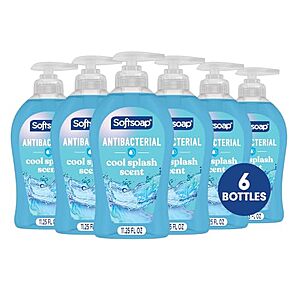 [SnS, AC] $31.34 | 4 × 6-Pack 11.25-Oz Softsoap Antibacterial Liquid Hand Soap (Cool Splash) ($7.84 each) at Amazon