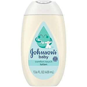 [SnS, AC] $3.06 | 13.6-Oz Johnson's Baby Comfort Touch Newborn Baby Face & Body Lotion at Amazon