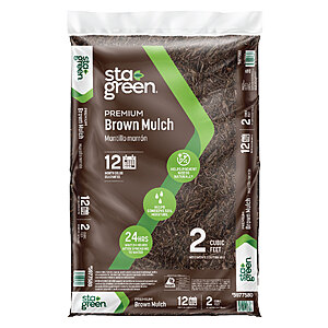Sta-Green Premium 2-cu ft Brown, Black Or Red Mulch $2.5