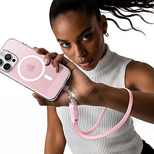 Lisen Crossbody or Wrist Phone Lanyard w/ 60W USB-C Cable (Pink or Purple) $4.59 + Free Shipping w/ Prime or orders $35+