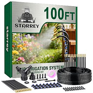 Amazon – STARREY Drip Irrigation System - $10.07–$23.92 w/ Code + Prime Discount