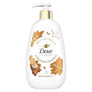 [SnS] $4.72 | 12-Oz Dove Treats Liquid Hand Wash (Cinnamon Pumpkin Pie) at Amazon