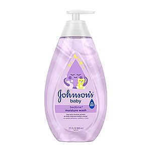 [SnS, AC] $5.55* | 27.1-Oz Johnson's Tear-Free Bedtime Baby Moisture Wash with Soothing NaturalCalm Aromas at Amazon