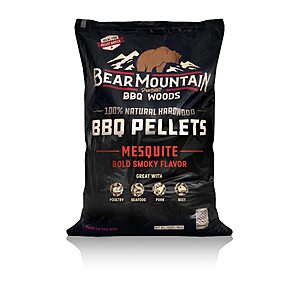 YMMV - Bear Mountain BBQ Mesquite 20-lb Wood Grill Pellets
