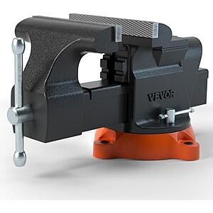$50.28* | VEVOR 6" Bench Vise w/ Anvil 360° Swivel Locking Base at Amazon