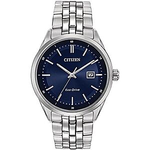 $190* | 41mm Citizen Men's Classic Addysen Eco-Drive Sapphire Crystal Stainless Steel Watch at Amazon
