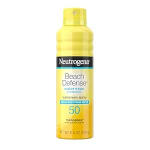 6.5-Oz Neutrogena Beach Defense SPF 50 Broad Spectrum Sunscreen Spray $1.90 w/ S&S + Free Shipping w/ Prime or on orders over $35