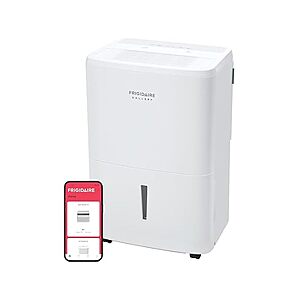 $139.99 | Frigidaire Gallery Connected GHDD5035W1 50 Pint Dehumidifier, with a PureAir® RAC-15 Premium Allergen Air Filter at Woot!