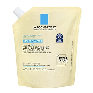 13.52-Oz La Roche-Posay Lipikar AP+ Gentle Foaming Cleansing Oil Refill Pack $13.49 + Free Shipping w/ Prime or on orders over $35