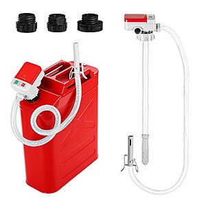 Battery-Powered Portable Fuel Transfer Pump w/ Auto Shut-Off & 35" Hose $19.99 + Free Shipping w/ Prime or on $35+
