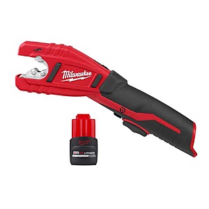 M12 12-Volt Lithium-Ion Cordless Copper Tubing Cutter with M12 12-Volt Lithium-Ion CP High Output 2.5 Ah Battery Pack $144