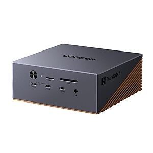 $349.98: UGREEN 17-in-1 Maxidok Thunderbolt 5 Docking Station, 8TB M.2 NVMe SSD Support at Amazon