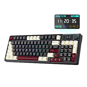 KEMOVE K94 QMK/VIA Tri-Mode Mechanical Keyboard $64.99