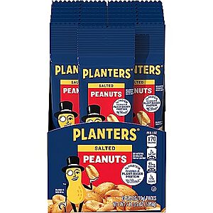 [SnS] $6.96* | 15-Pack 2.5-Oz Planters Salted Peanuts at Amazon