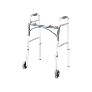 Drive Medical Two-Button Folding Walker with Wheels, $13.59, FS Prime, Woot!