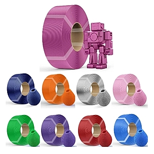 【10-pack】Creality PETG Filament Refill No-Spool For Bambu Lab Reusable Spools