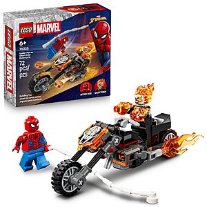 72 pcs LEGO Marvel Spider-Man vs. Ghost Rider Motorcycle (76335) $7.99 + Free S&H w/ Prime or $35+