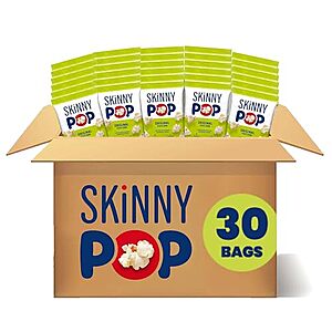 [SnS, AC] $10.44 | 30-Pack 0.65-Oz SkinnyPop Popcorn (Original) at Amazon (34.8￠ each)