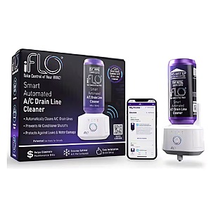 iFLO Smart Automated AC Drain Line HVAC Cleaning System $79.00 + Free Shipping