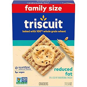 [SnS, AC] $2.50* | 11.5-Oz Triscuit Reduced Fat Whole Grain Wheat Crackers at Amazon