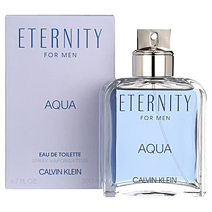 6.7-Oz Calvin Klein Men's Eternity Aqua Eau de Toilette Spray $33.48 + Free Shipping w/ Walmart+ or on $35+