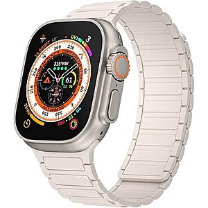 CRSBX Silicone Magnetic Apple Watch Band (38mm-49mm, Various Colors) $4.99 + Free Shipping w/ Prime or on $35+