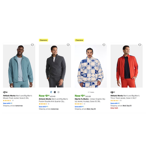 Men’s Jacket Clearance as low as  $7.46 at Walmart