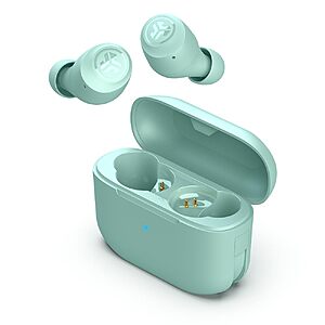 JLab Go Air Pop True Wireless Earbuds, in Ear Headphones, Bluetooth Earphones, Ear Buds Mint $12.39