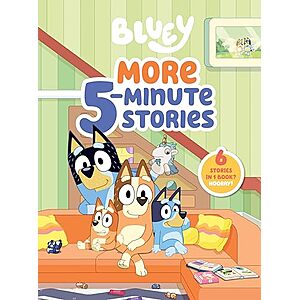 Prime: Bluey: More 5-Minute Stories: 6 Stories in 1 Book? Hooray! (Hardcover Book) $6.70 + Free S&H