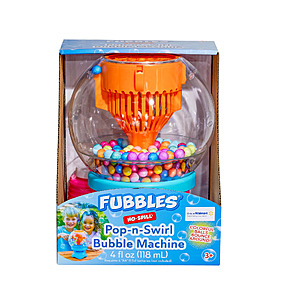 Little Kids Pop N Swirl Bubble Machine $6 + Free Shipping w/ Walmart+ or on $35+