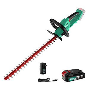 22" DCA Cordless 20V Hedge Trimmer w/ 2Ah Battery $35 + Free S/H