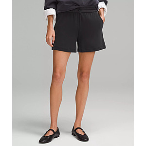 lululemon Women's Softstreme High-Rise 4" Shorts (Black, Size 0 or 2) $19 + Free Shipping
