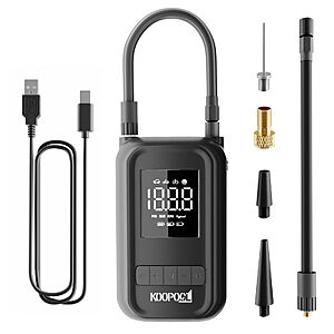 Amazon – KOOPOOL 150-PSI Portable Tire Inflator - $17.99 w/ Code