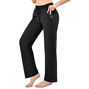 Amazon – Walifrey Women's Wide-Leg Sweatpants w/ Pockets - $5.99 w/ Code