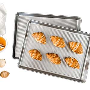 USA Pan Half Baking Sheets, Set of 2 $24.99 online free shipping $16.99 in store Costco.com