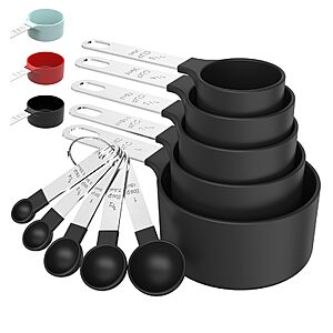 Amazon – TILUCK 10-Pc Measuring Cups & Spoons Set - $4.94–$5.50 w/ Code