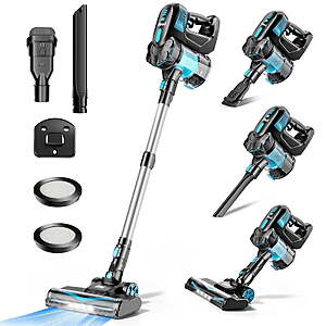 INSE Cordless Vacuum Cleaners, 6-in-1 Lightweight Stick Vacuum for Hardwood Floor Carpet Pet Hair, V770 $63.99